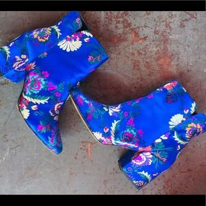 Aldo Japanese Floral Bootie